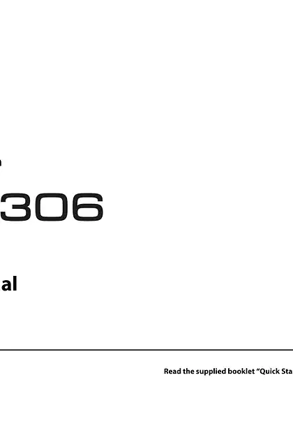 yamaha雅马哈YAS-306 Owner’s Manual